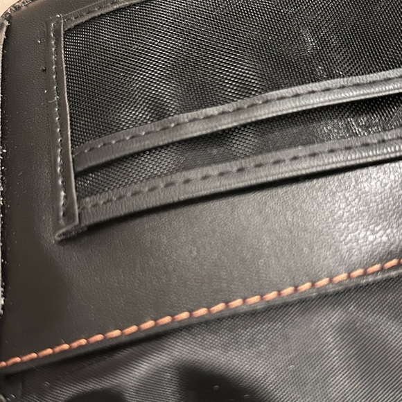 Official MINI COOPER OEM Drivers Manual case holder black EUC! Orange stitching - Picture 6 of 8